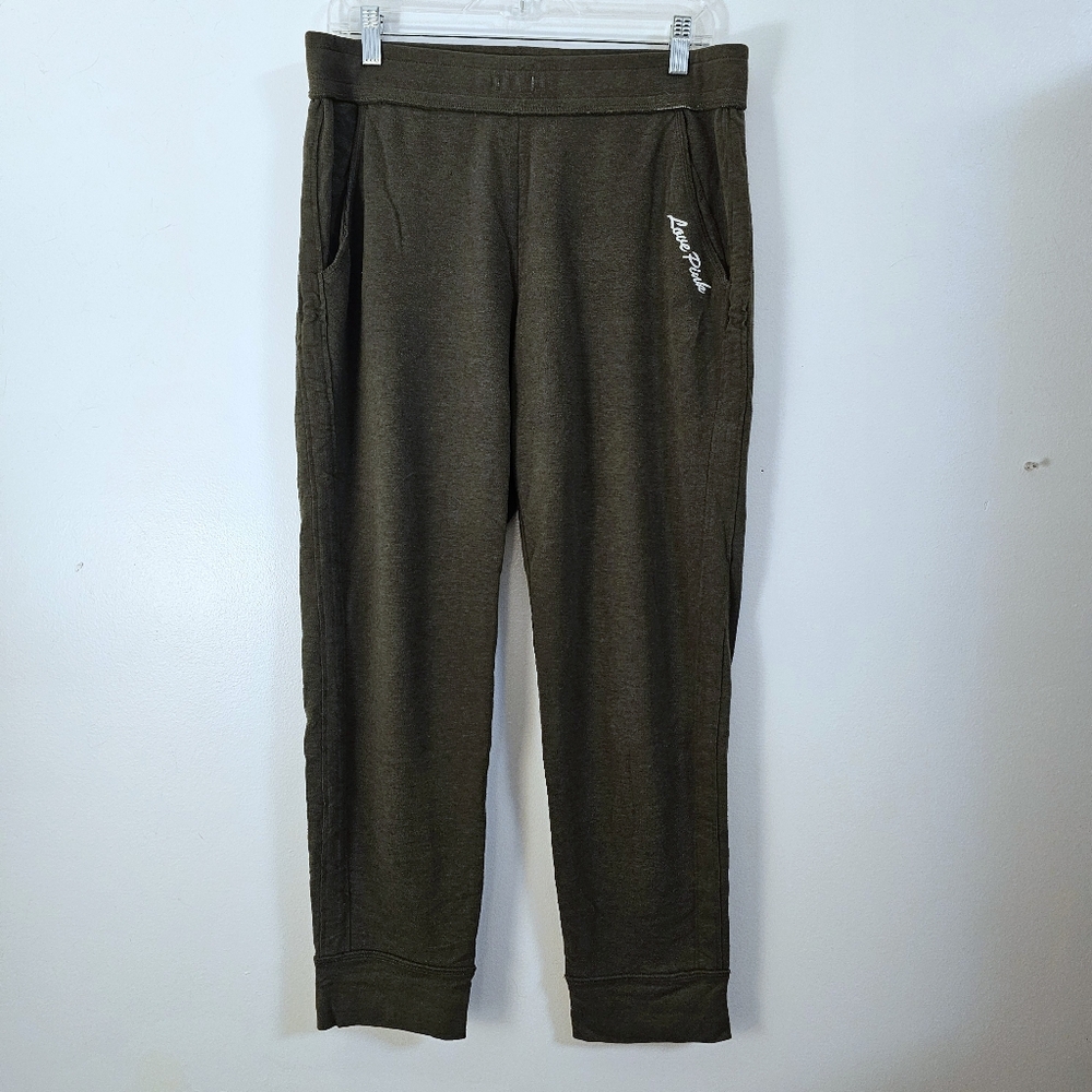 PINK Victoria's Secret | Olive Green Joggers (2/2)